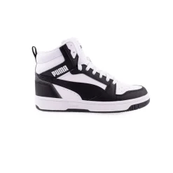Menino|Criança*PUMA Bota  Rebound V6 Mid PretoBranco