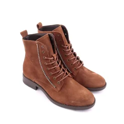 Botins*GIORGIO FALCONE Botim Cognac