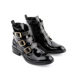 Botins*GIORGIO FALCONE Botim Preto