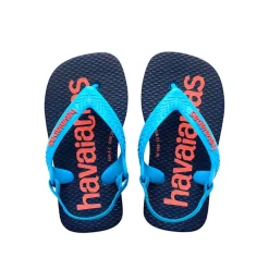 Menino*HAVAIANAS Chinelo baby Logomania Azul