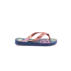 Menina*HAVAIANAS Chinelo KIDS FLORES Marinho
