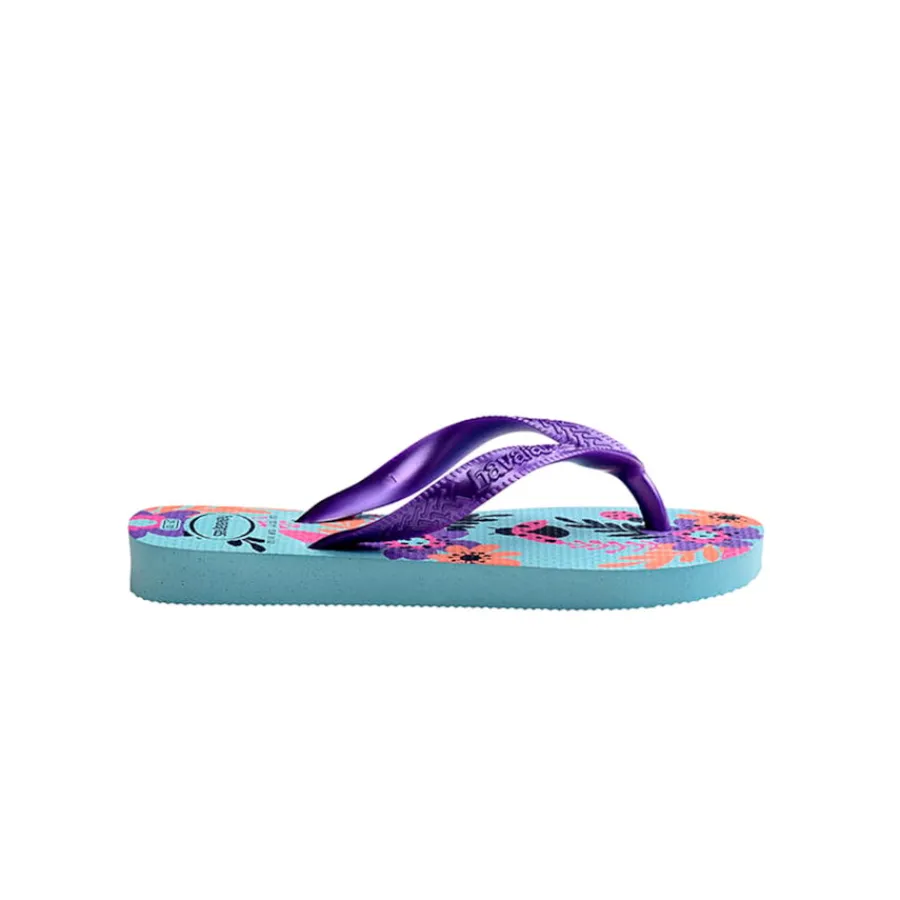 Menina*HAVAIANAS Chinelo KIDS FLORES Azul