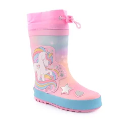 Menina*CRECENDO Galocha Rosa