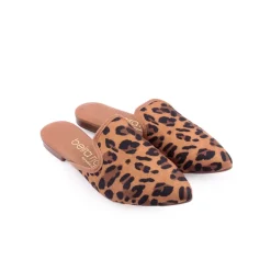 Chinelos / Socas*BEIRA RIO Mules Leopardo