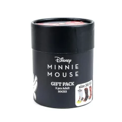 Mulher*MINNIE Pack 3 Meias Pr.Multi