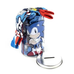 Criança*SONIC Pack 4 Meias Azul