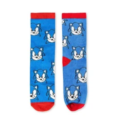 Criança*SONIC Pack 4 Meias Azul