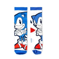 Criança*SONIC Pack 4 Meias Azul