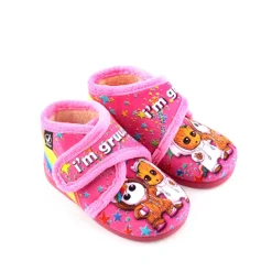 Menina*JAVER Pantufa Fuxia