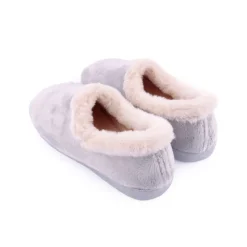 Chinelos Quarto*JAVER Pantufa Cinza