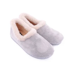 Chinelos Quarto*JAVER Pantufa Cinza