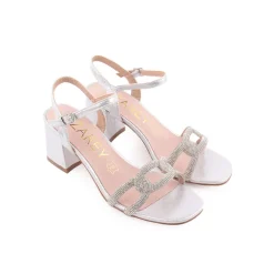 Sandalias Altas*AZAREY Sandália Prateado