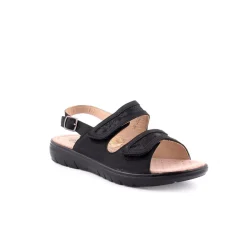 Sandalias Rasas*BEBRACCI Sandália Preto