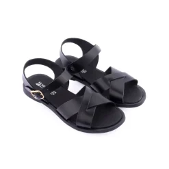 Sandalias Rasas*CHEERGO Sandália Preto