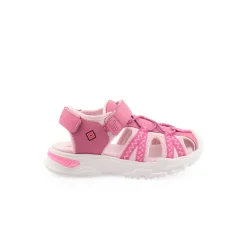 Menina*CRECENDO Sandália Fuxia