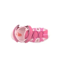 Menina*CRECENDO Sandália Fuxia