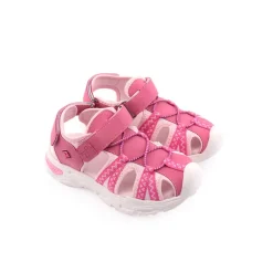 Menina*CRECENDO Sandália Fuxia