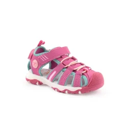 Menina*CRECENDO Sandália Fuxia