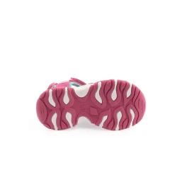 Menina*CRECENDO Sandália Fuxia