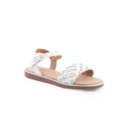 Menina*CRECENDO Sandália Br.Prata