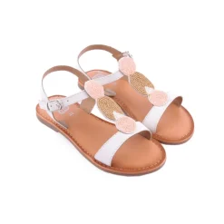 Menina*CRECENDO Sandália Branco