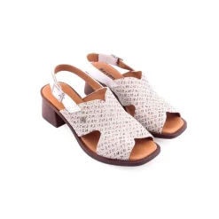 Sandalias Altas*WALKWELL Sandália Branco