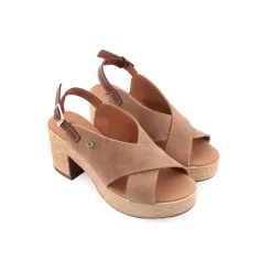 Sandalias Altas*WALKWELL Sandália Taupe