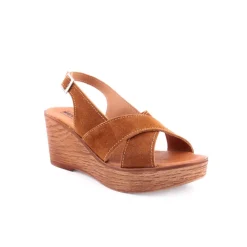 Sandalias Altas*WALKWELL Sandália Camel