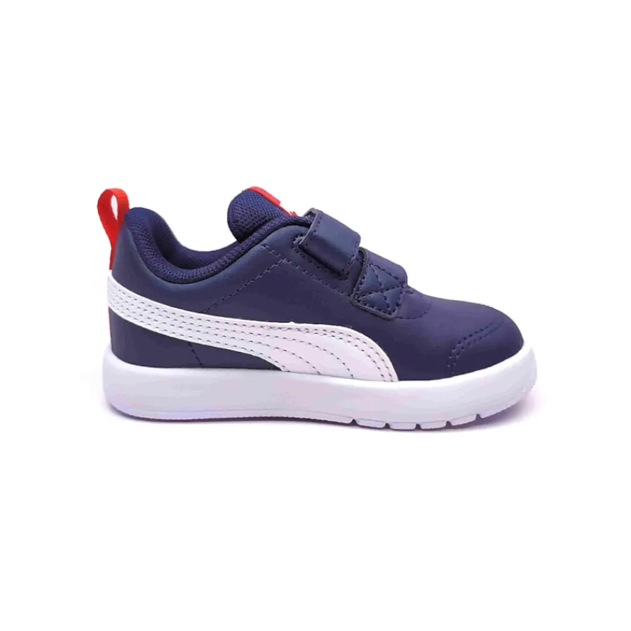 Menino|Criança*PUMA Sapatilha Courtflex Az.Vermelho