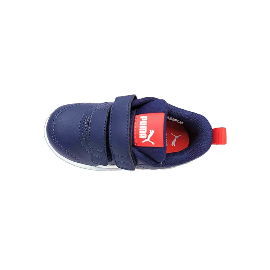 Menino|Criança*PUMA Sapatilha Courtflex Az.Vermelho