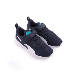 Menina*PUMA Sapatilha Flyer Runner AzulBranco