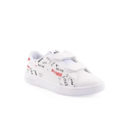 Menina|Menino*PUMA Sapatilha Smash V2 Branco