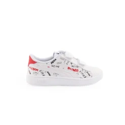Menina|Menino*PUMA Sapatilha Smash V2 Branco