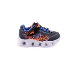 Menino*SKECHERS Sapatilha S Lights: Vortex 2.0 Pr.Laranja