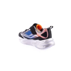 Menino|Criança*SKECHERS Sapatilha S Lights Pr.Prata