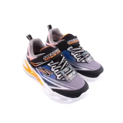 Menino|Criança*SKECHERS Sapatilha S Lights Pr.Prata