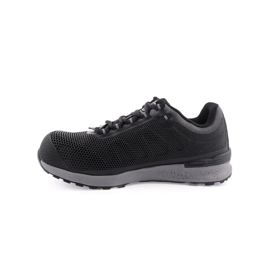 Homem*SKECHERS Sapato Bulklin Comp Toe Preto
