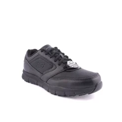 Homem*SKECHERS Sapato Work Relaxed Fit Preto